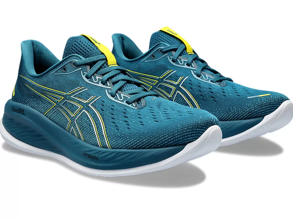 GEL-CUMULUS™ | Hardloopschoenen>ASICS GEL-CUMULUS 26 Evening Teal/Bright Yellow