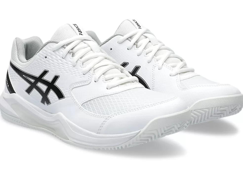 Tennisschoenen | Tennis>ASICS GEL-DEDICATE 8 CLAY White/Black