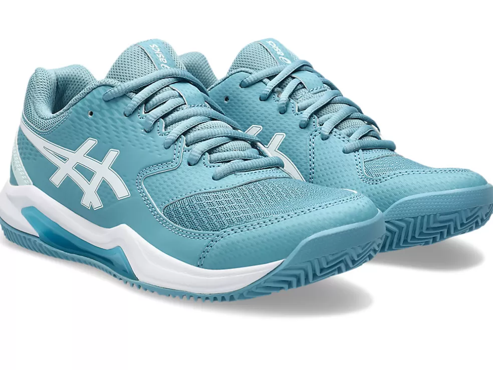 Tennisschoenen | Tennis>ASICS GEL-DEDICATE 8 CLAY Gris Blue/White