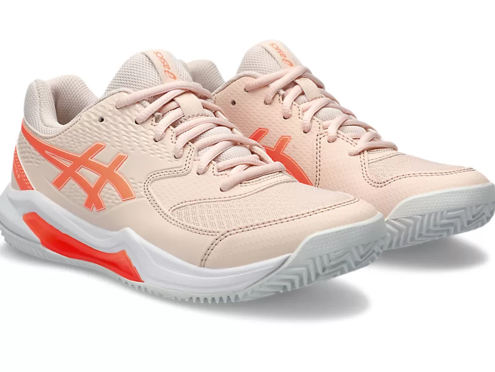 Tennisschoenen | Tennis>ASICS GEL-DEDICATE 8 CLAY Pearl Pink/Sun Coral