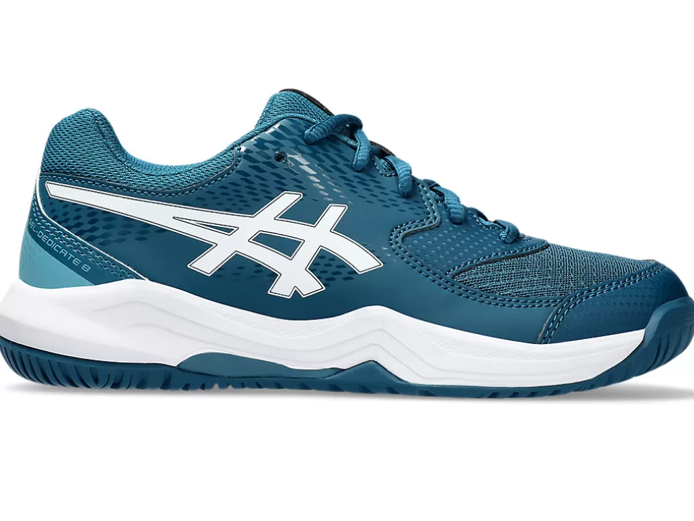 Tennisschoenen | Tennis>ASICS GEL-DEDICATE 8 GS Restful Teal/White