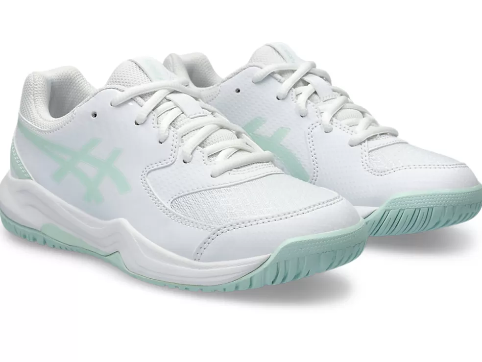 Tennisschoenen | Schoenen>ASICS GEL-DEDICATE 8 GS White/Pale Blue