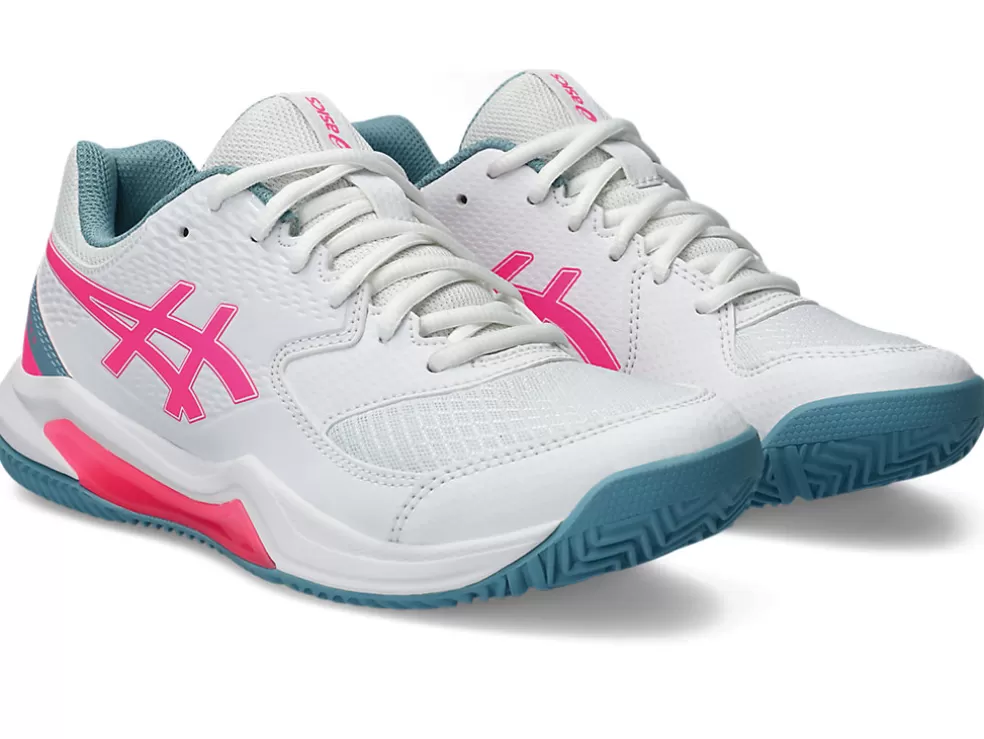 Padel | Padel>ASICS GEL-DEDICATE 8 PADEL White/Hot Pink