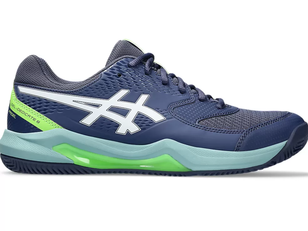 Padel | Padel>ASICS GEL-DEDICATE 8 PADEL Thunder Blue/White