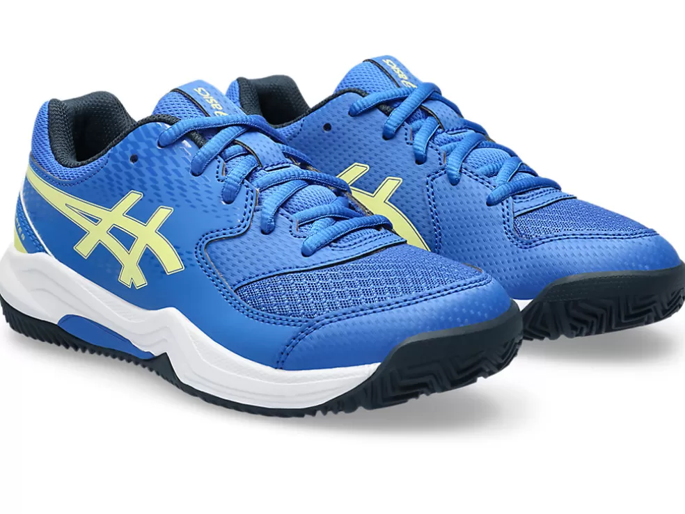 Padel | Andere sporten>ASICS GEL-DEDICATE 8 PADEL GS Illusion Blue/Glow Yellow