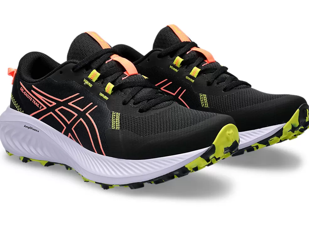 Trail running | Trailschoenen & wandelschoenen>ASICS GEL-EXCITE TRAIL 2 Black/Sun Coral