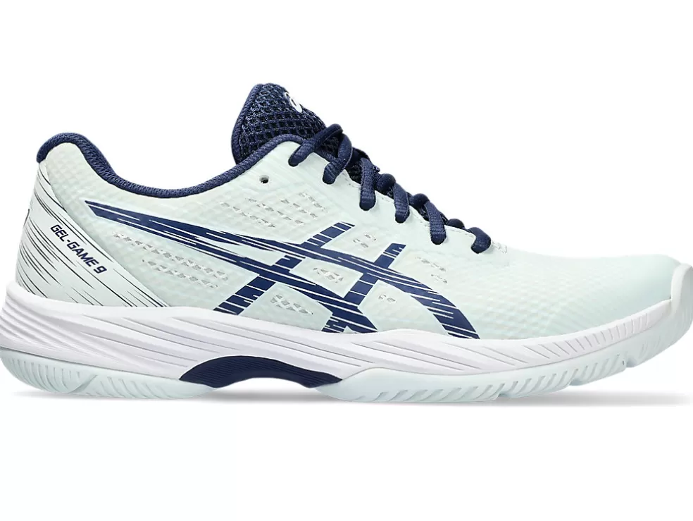 Tennisschoenen | Tennis>ASICS GEL-GAME 9 Pale Mint/Blue Expanse