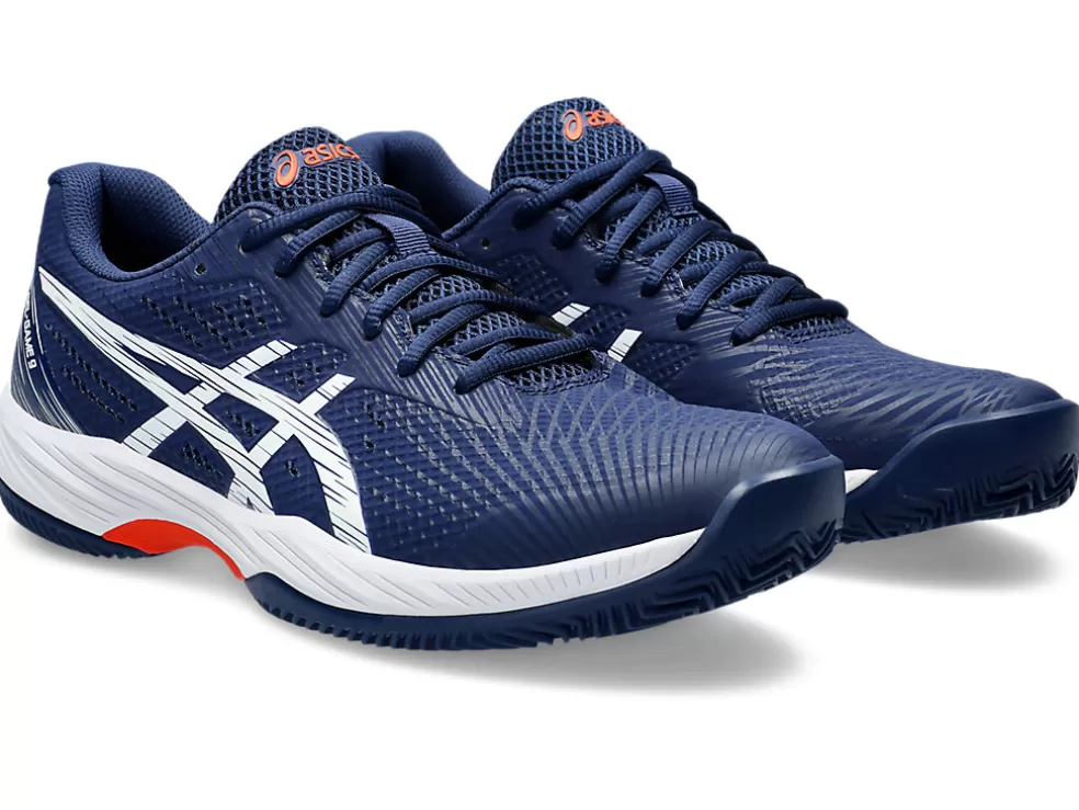 Tennisschoenen | Tennis>ASICS GEL-GAME 9 CLAY/OC Blue Expanse/White