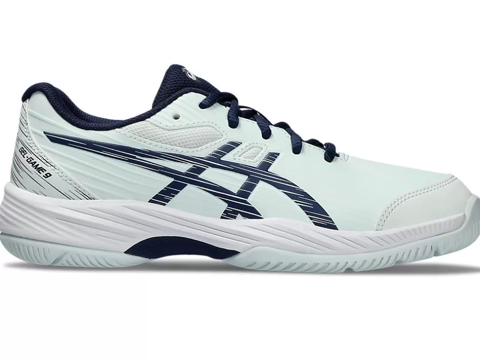 Tennisschoenen | Tennis>ASICS GEL-GAME 9 GS Pale Mint/Blue Expanse