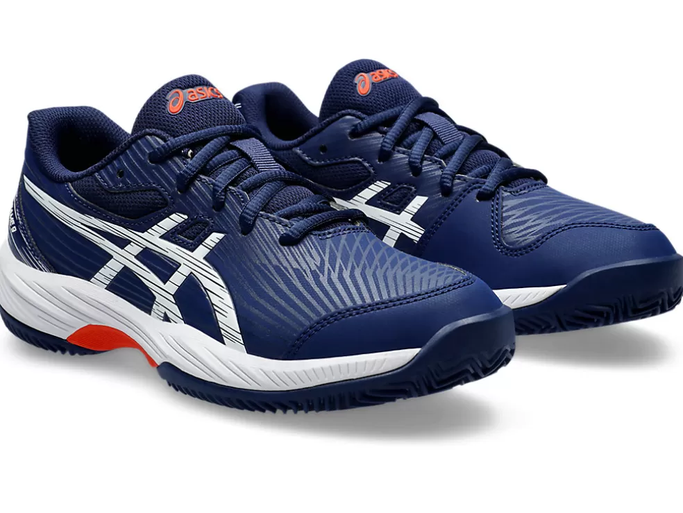 Tennisschoenen | Tennis>ASICS GEL-GAME 9 GS CLAY/OC Blue Expanse/White