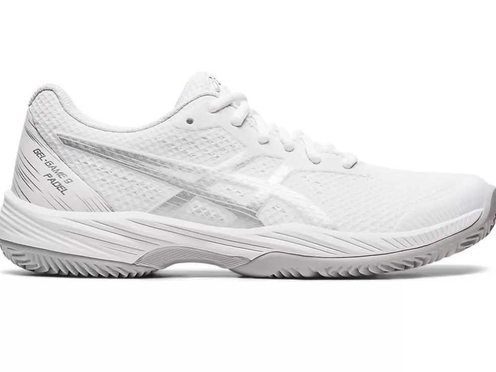 Padel | Padel>ASICS GEL-GAME 9 PADEL White/Pure Silver