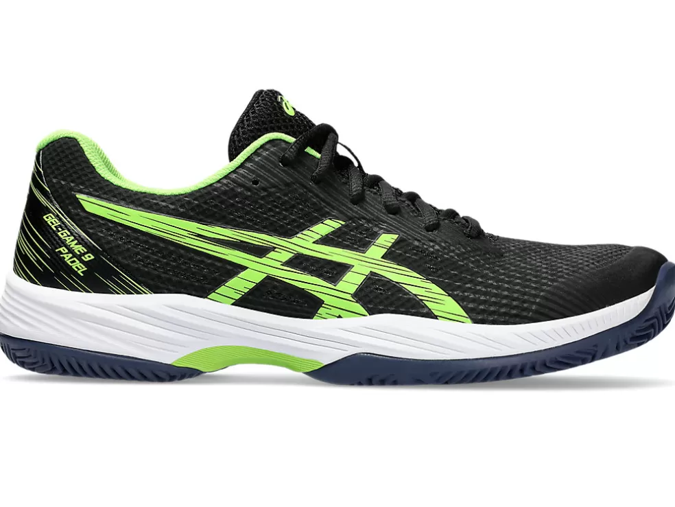 Padel | Padel>ASICS GEL-GAME 9 PADEL Black/Electric Lime