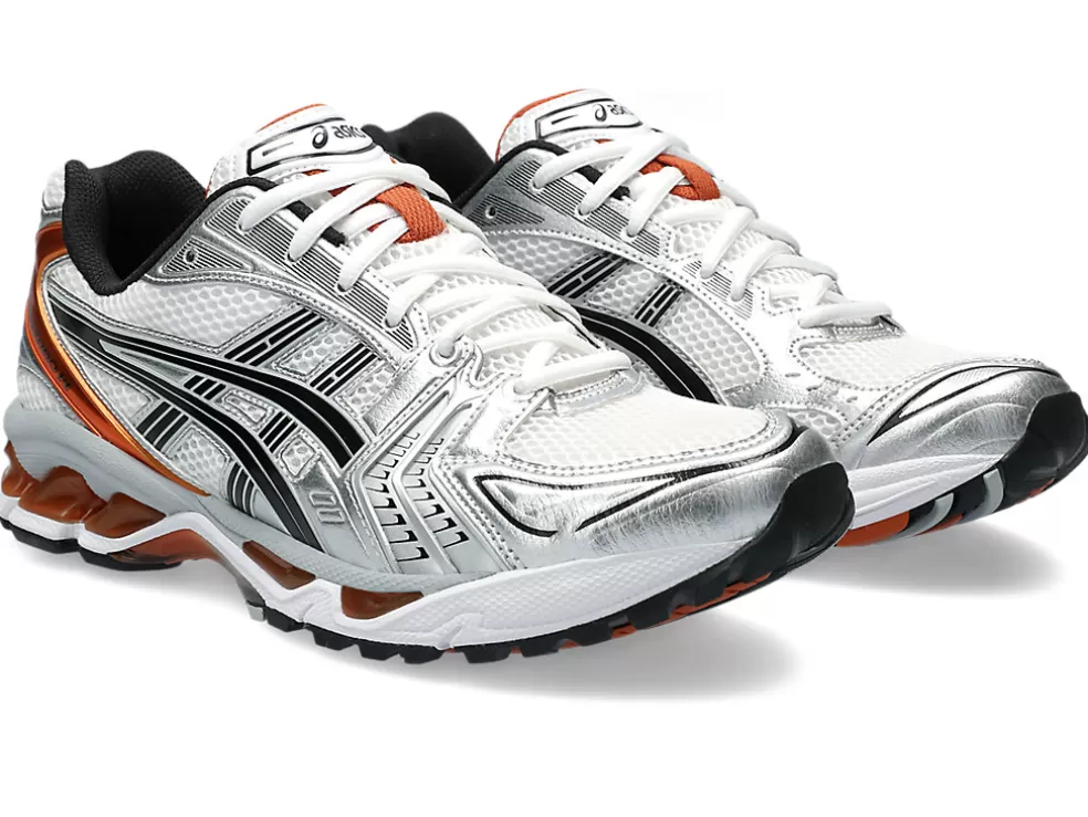 GEL-KAYANO™ 14 | Sportstyle>ASICS GEL-KAYANO 14 White/Piquant Orange