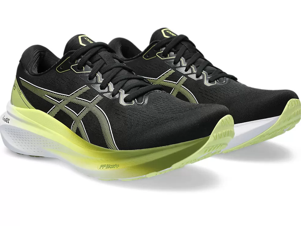 Run further (stability) | GEL-KAYANO™>ASICS GEL-KAYANO 30 Black/Glow Yellow