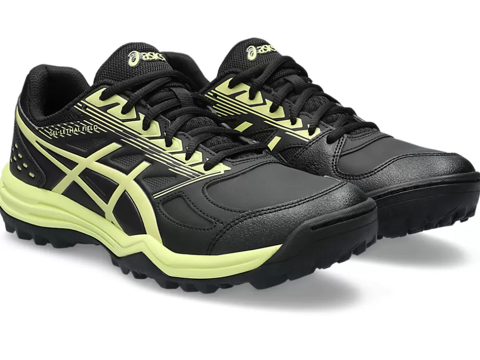 Hockey | Schoenen>ASICS GEL-LETHAL FIELD Black/Glow Yellow