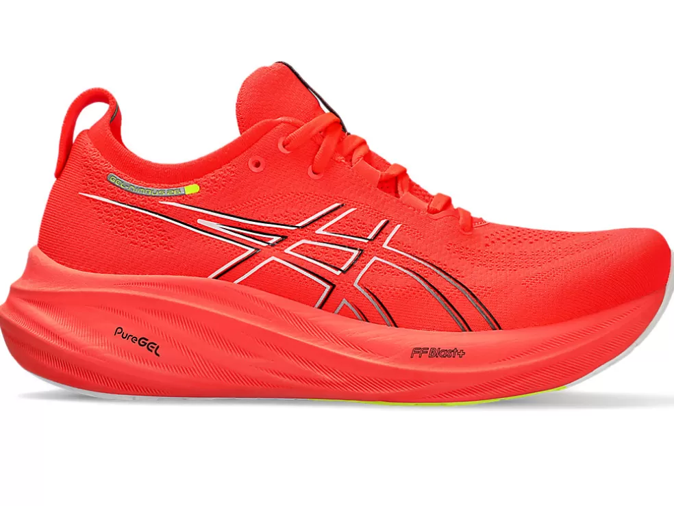 GEL-NIMBUS™ | Hardloopschoenen>ASICS GEL-NIMBUS 26 Sunrise Red/Black