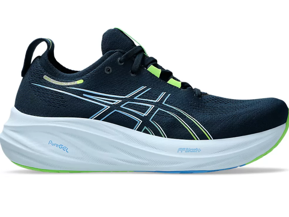 Hardloopschoenen | Hardlopen>ASICS GEL-NIMBUS 26 French Blue/Electric Lime