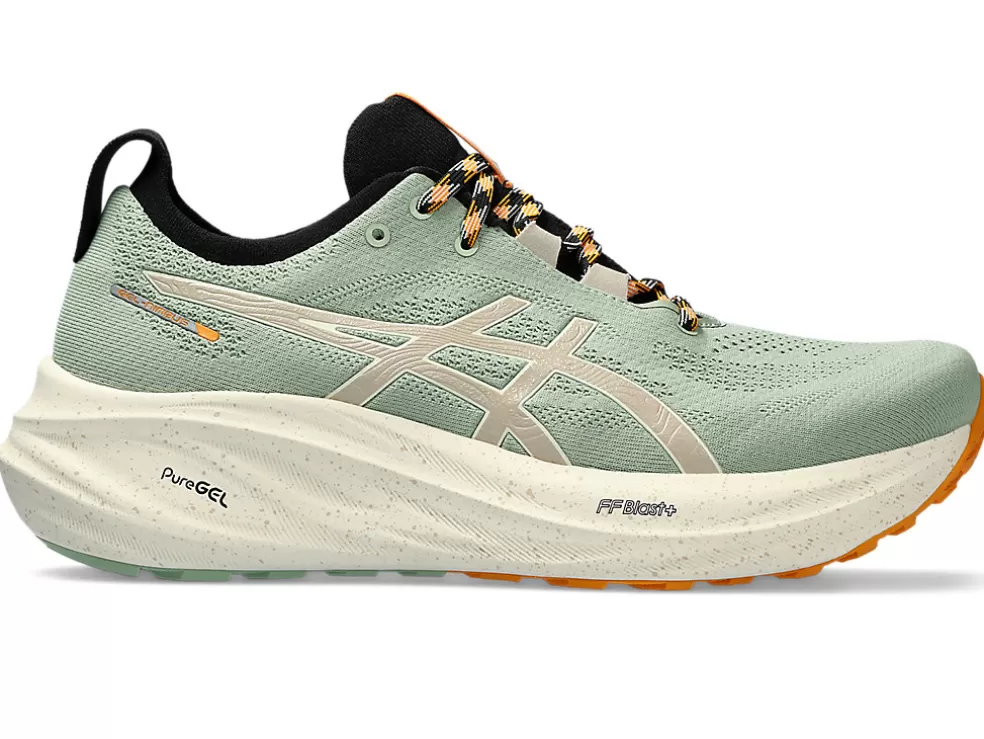 GEL-NIMBUS™ | Hardloopschoenen>ASICS GEL-NIMBUS 26 TR Nature Bathing/Fellow Yellow