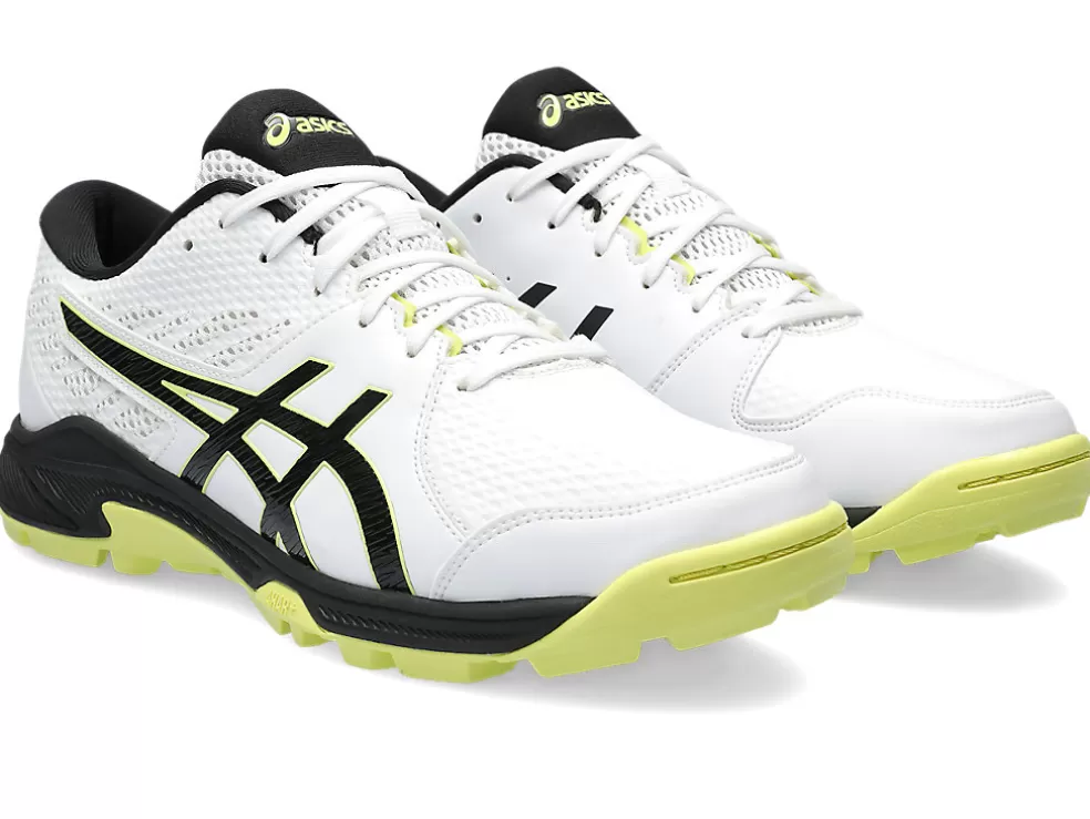 Hockey | Schoenen>ASICS GEL-PEAKE 2 White/Glow Yellow