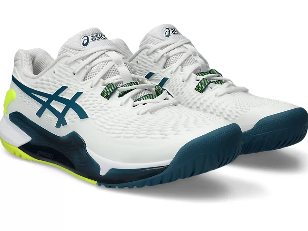 GEL-RESOLUTION™ | Tennisschoenen>ASICS GEL-RESOLUTION 9 White/Restful Teal