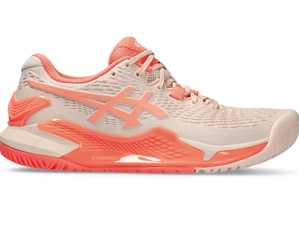 GEL-RESOLUTION™ | Tennisschoenen>ASICS GEL-RESOLUTION 9 Pearl Pink/Sun Coral