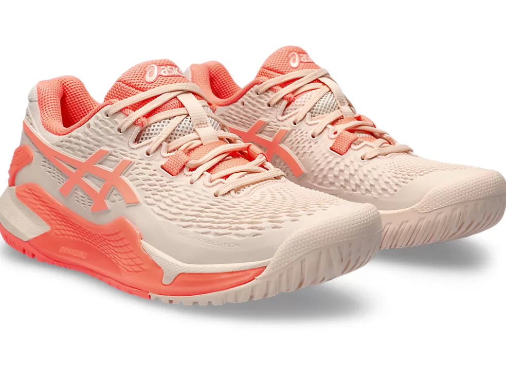 GEL-RESOLUTION™ | Tennisschoenen>ASICS GEL-RESOLUTION 9 Pearl Pink/Sun Coral