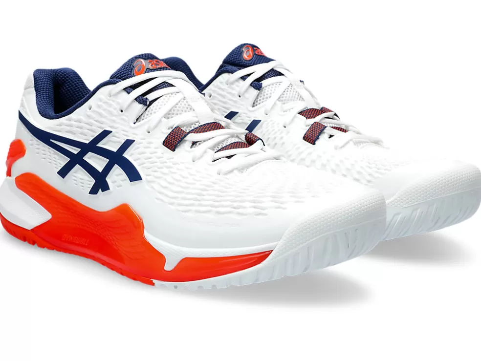 GEL-RESOLUTION™ | Tennisschoenen>ASICS GEL-RESOLUTION 9 White/Blue Expanse