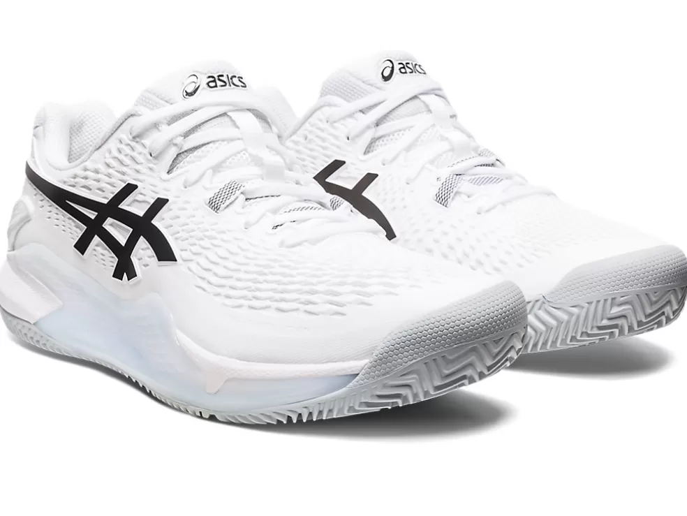 GEL-RESOLUTION™ | Tennisschoenen>ASICS GEL-RESOLUTION 9 CLAY White/Black