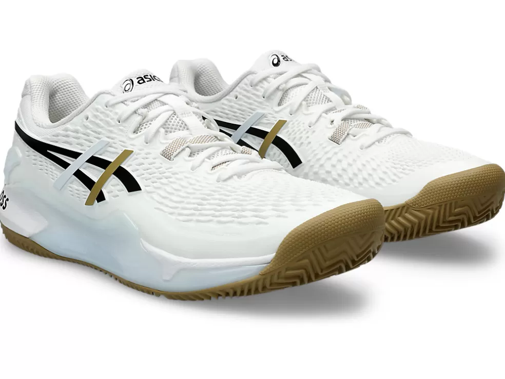 GEL-RESOLUTION™ | Tennisschoenen>ASICS GEL-RESOLUTION 9 CLAY White/Black