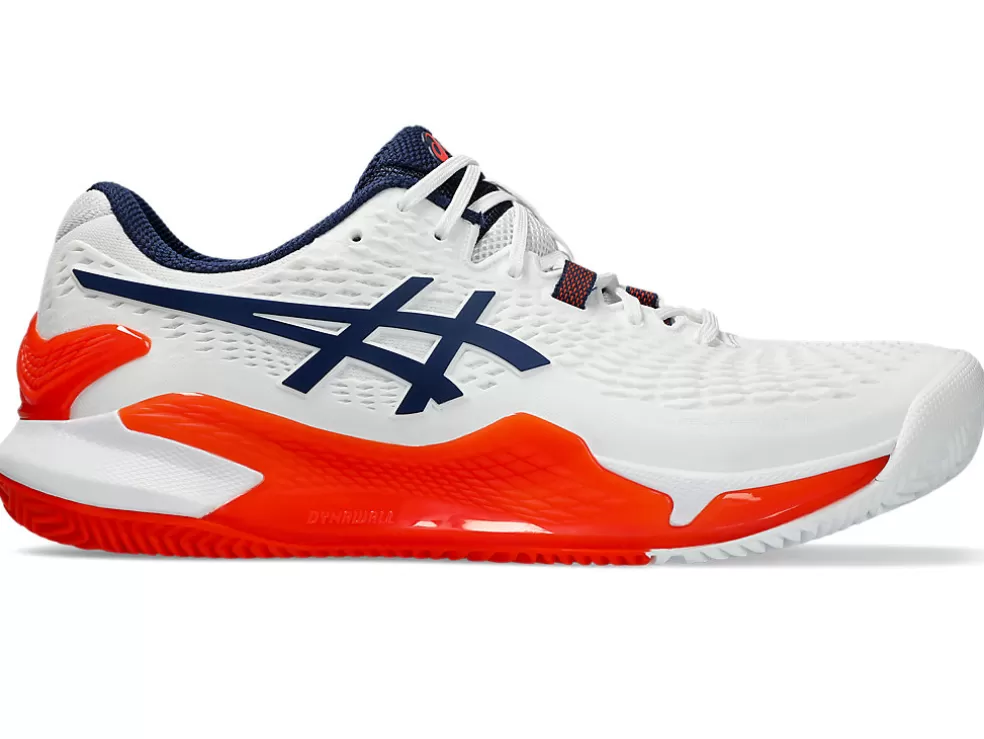 GEL-RESOLUTION™ | Tennisschoenen>ASICS GEL-RESOLUTION 9 CLAY White/Blue Expanse