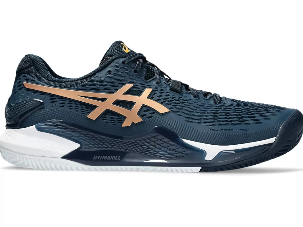 GEL-RESOLUTION™ | Tennisschoenen>ASICS GEL-RESOLUTION 9 CLAY French Blue/Pure Gold