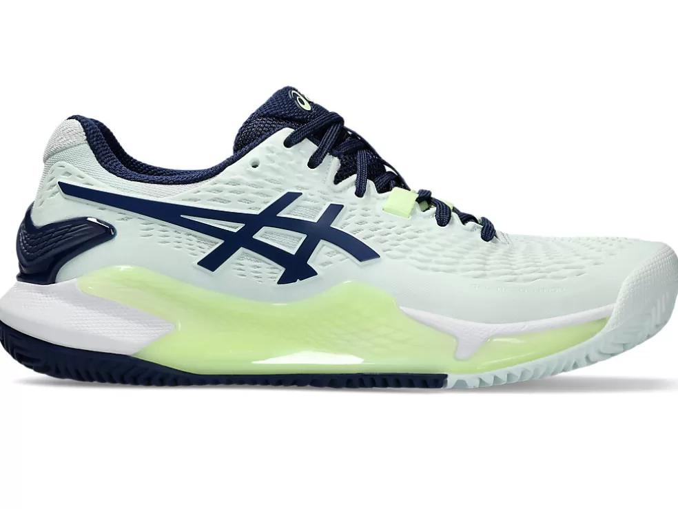 GEL-RESOLUTION™ | Tennisschoenen>ASICS GEL-RESOLUTION 9 CLAY Pale Mint/Blue Expanse