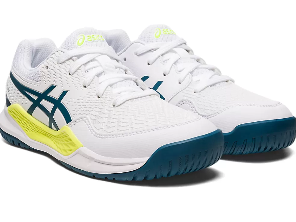 GEL-RESOLUTION™ | Tennisschoenen>ASICS GEL-RESOLUTION 9 GS White/Restful Teal