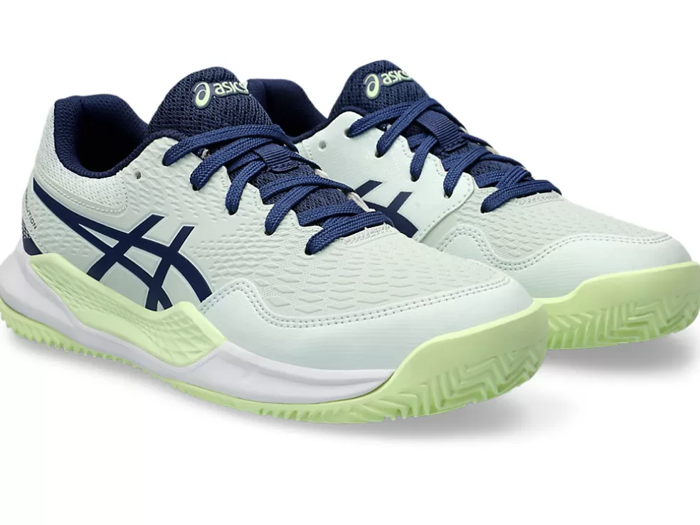 GEL-RESOLUTION™ | Tennisschoenen>ASICS GEL-RESOLUTION 9 GS CLAY Pale Mint/Blue Expanse