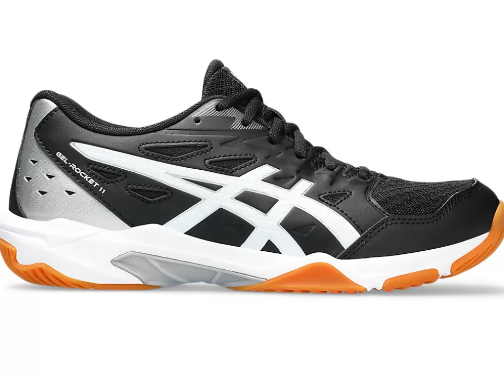 Netbal | Squash & badminton>ASICS GEL-ROCKET 11 Black/Pure Silver