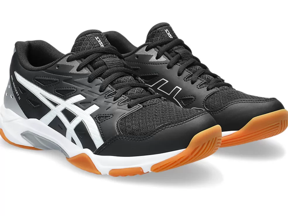 Netbal | Squash & badminton>ASICS GEL-ROCKET 11 Black/Pure Silver