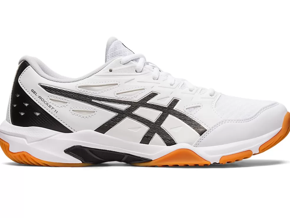 Netbal | Squash & badminton>ASICS GEL-ROCKET 11 White/Pure Silver