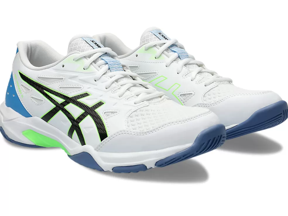 Squash & badminton | Handbal>ASICS GEL-ROCKET 11 White/Lime Burst