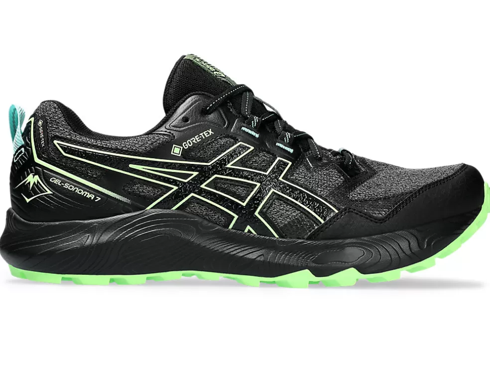 GEL-SONOMA™ | Trail running>ASICS GEL-SONOMA 7 GTX Black/Illuminate Green