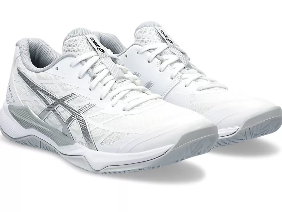 Netbal | Squash & badminton>ASICS GEL-TACTIC 12 White/Pure Silver