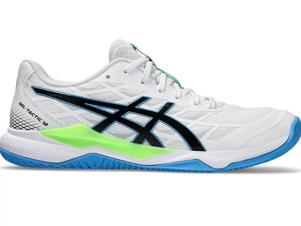 Squash & badminton | Handbal>ASICS GEL-TACTIC 12 White/Lime Burst