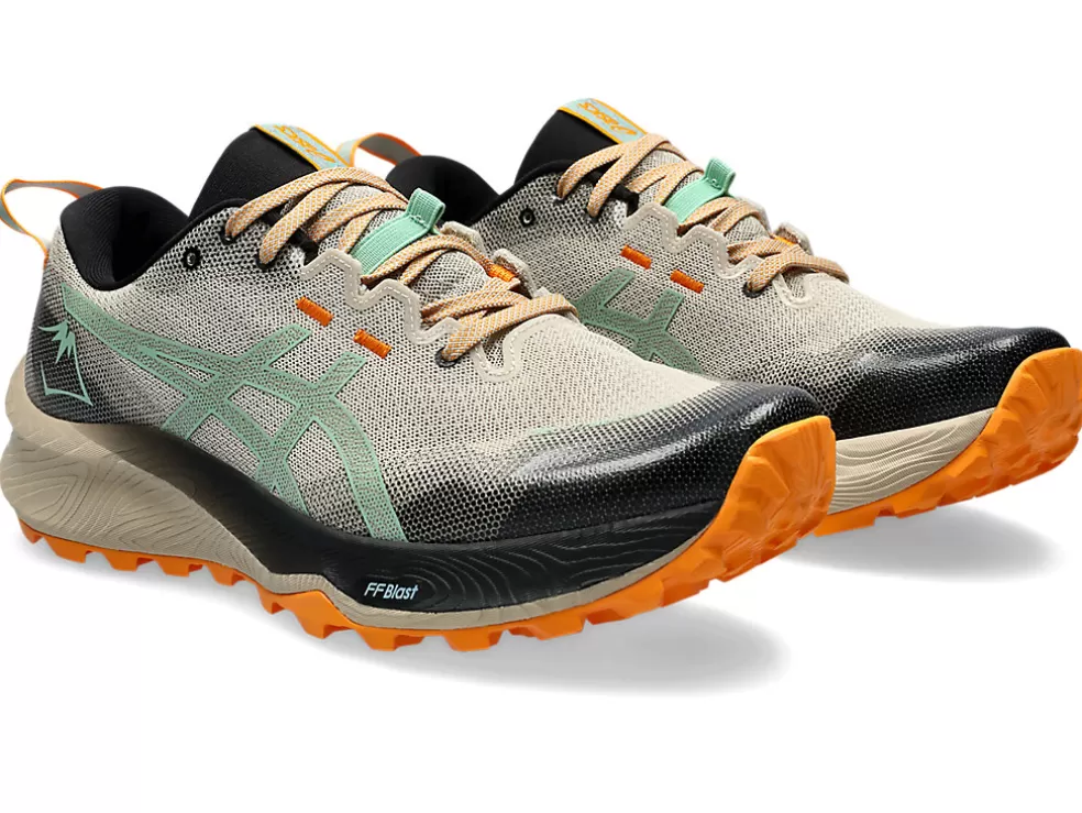 GEL-TRABUCO™ | Trail running>ASICS GEL-TRABUCO 12 Feather Grey/Dark Mint