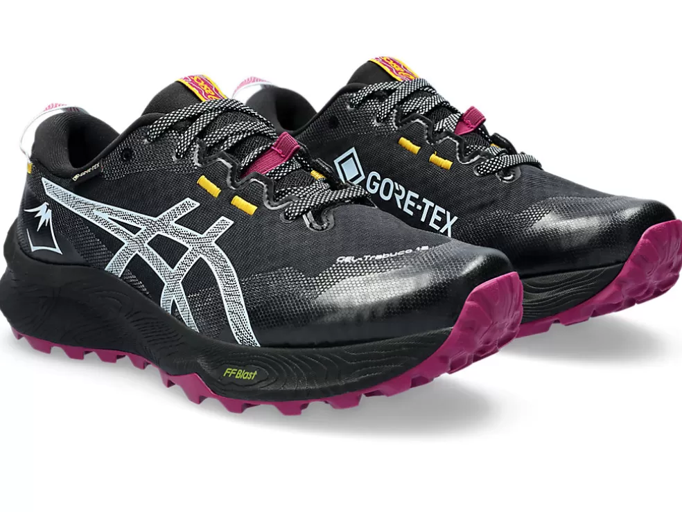 GEL-TRABUCO™ | Trail running>ASICS GEL-TRABUCO 12 GTX Black/Light Blue