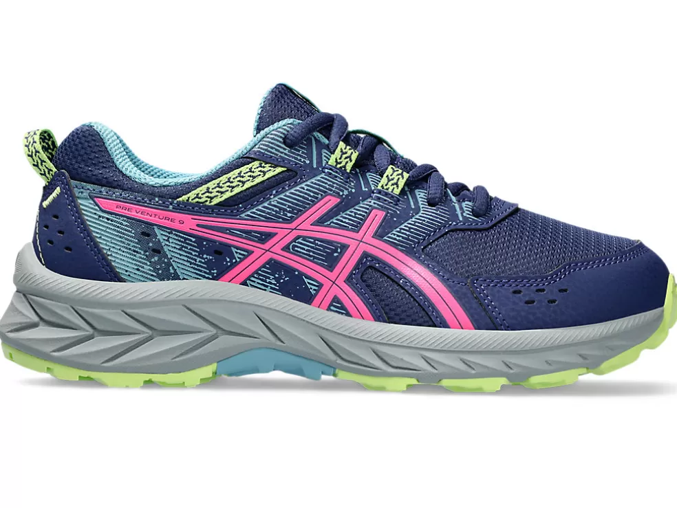 GEL-VENTURE™ | Trail running>ASICS GEL-VENTURE 9 GS Deep Ocean/Hot Pink