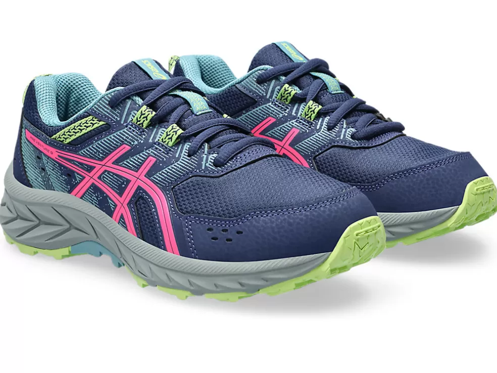 GEL-VENTURE™ | Trail running>ASICS GEL-VENTURE 9 GS Deep Ocean/Hot Pink