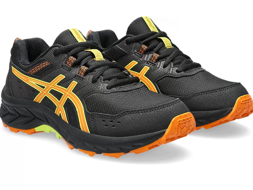 GEL-VENTURE™ | Trail running>ASICS GEL-VENTURE 9 GS Black/Bright Orange