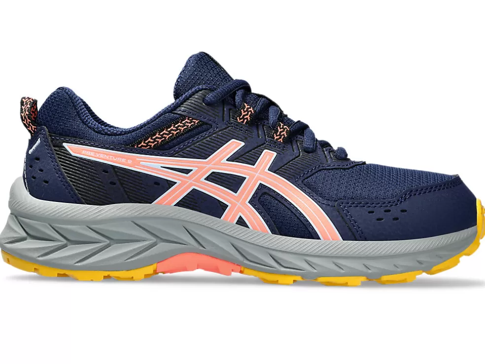 GEL-VENTURE™ | Trail running>ASICS GEL-VENTURE 9 GS Blue Expanse/Sun Coral