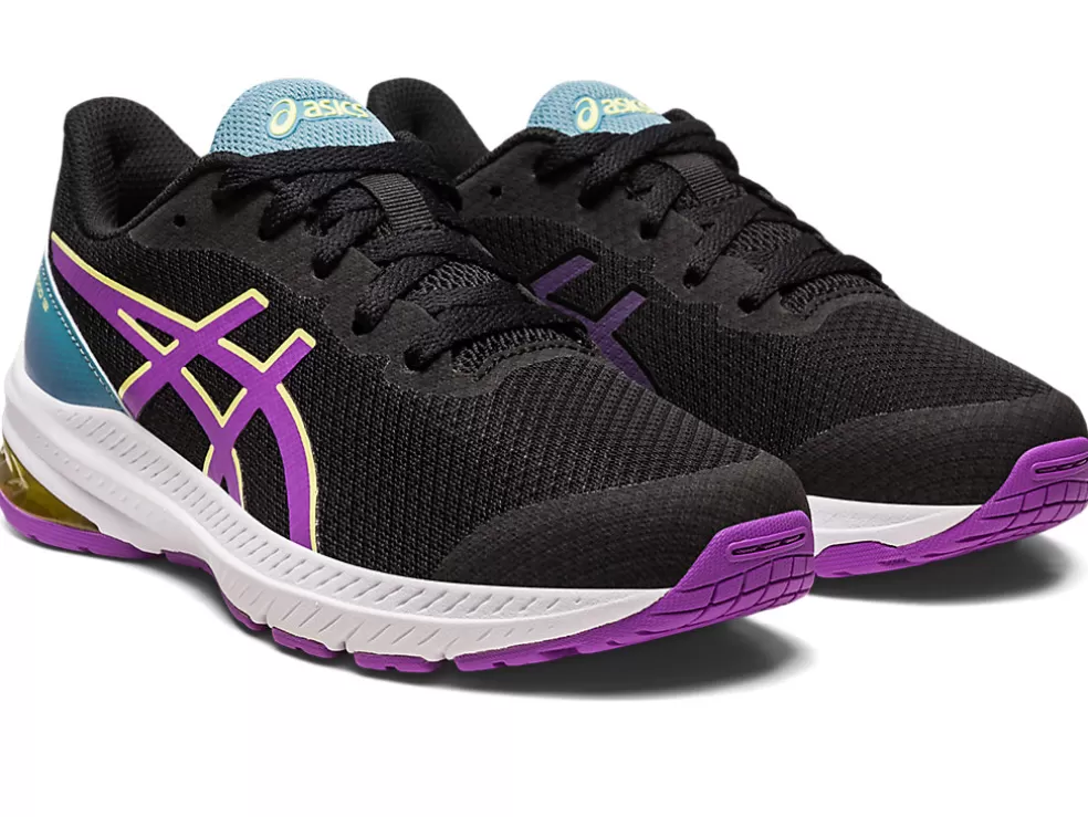 GT-1000™ | Run further (stability)>ASICS GT-1000 12 GS Black/Cyber Grape