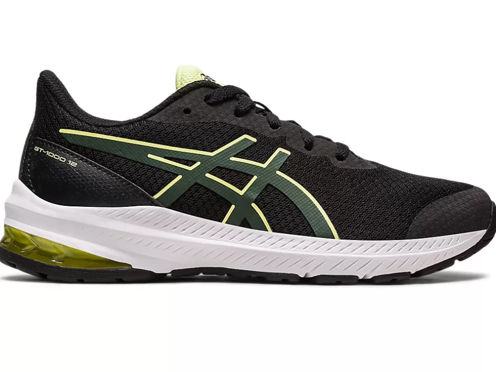 GT-1000™ | Hardloopschoenen>ASICS GT-1000 12 GS Black/Rain Forest