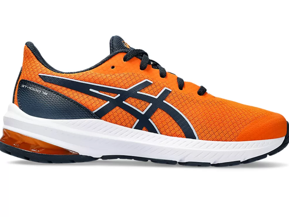 GT-1000™ | Hardloopschoenen>ASICS GT-1000 12 GS Bright Orange/French Blue